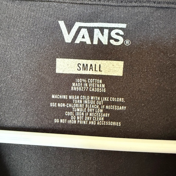 Vans Black Cotton T-Shirt - Picture 3 of 3